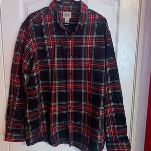 LL Bean Flannel Traditional Fit